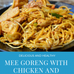 Mee Goreng with chicken and prawns