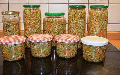 Salted vegetables for vegetable broth