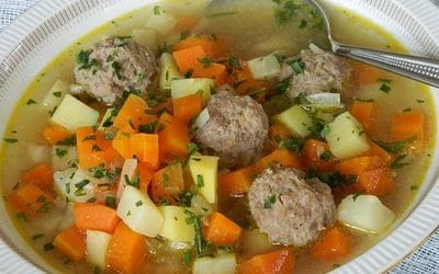 Carrot Stew with Meatballs