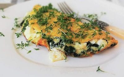 Spinach and Cheese Omelette