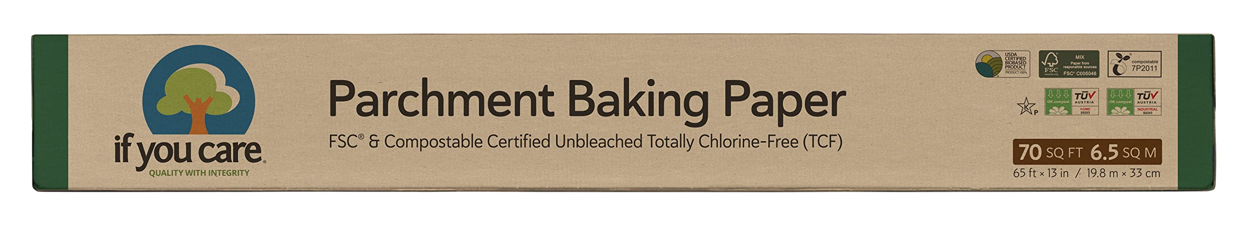 If You Care Parchment Baking Paper Sheets