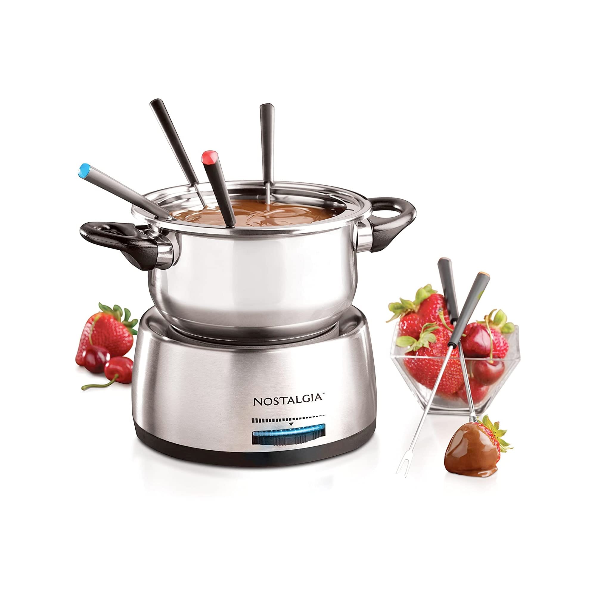 Nostalgia 6-Cup Electric Fondue Pot Set