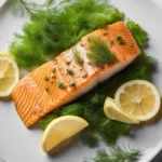 Swimming Upstream to Health: The Delightful Dance of Baked Salmon with Dill and Lemon Baked Salmon with Dill