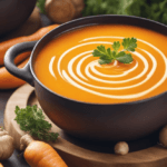 Gingered Carrot Soup: A Spoonful of Health and Humor Gingered Carrot Soup
