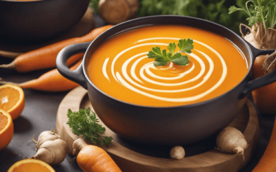 Gingered Carrot Soup: A Spoonful of Health and Humor